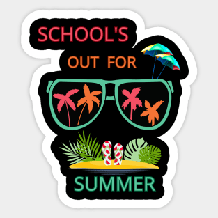 School's out for summer Sticker